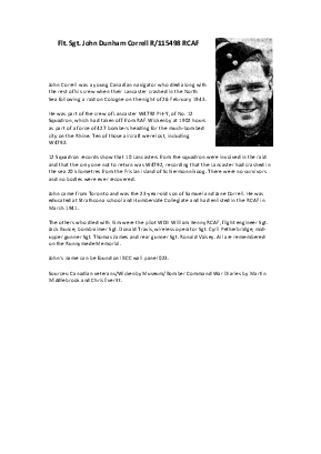 A preview of a PDF biography for Correll, John Dunham